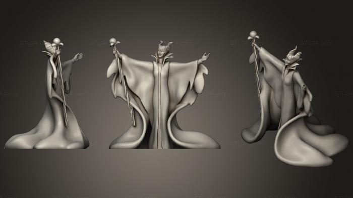 Figurines simple (Maleficent, STKPR_1473) 3D models for cnc